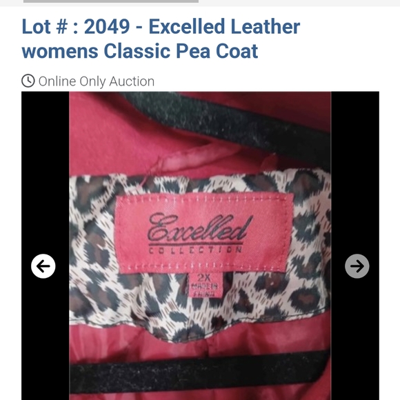 Excelled women's pea coat - Picture 4 of 4